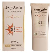 کرم ضد آفتاب رنگی سان سیف SPF50 مدل N15 مناسب انواع پوست حجم 40 میلی‌لیتر