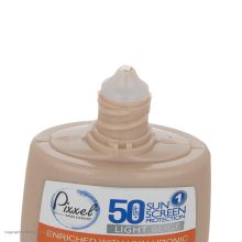 کرم ضد آفتاب رنگی پیکسل +SPF50 مدل LIGHT BEIGE مناسب پوست های حساس و خشک حجم 50 میلی لیتر
