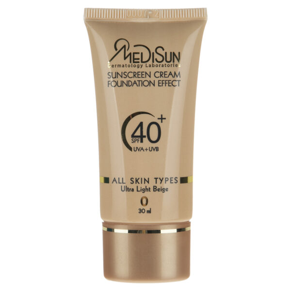 کرم ضد آفتاب رنگی  مدیسان مدل  Ultra Light Beige SPF 40 مناسب انواع پوست حجم 30 میلی لیتر