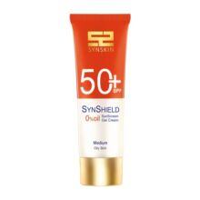 ژل کرم ضد آفتاب بدون رنگ ساین اسکین SPF 50 مدل SynShield مناسب پوست‌های چرب حجم 50 میلی لیتر(انقضا 2027/05)